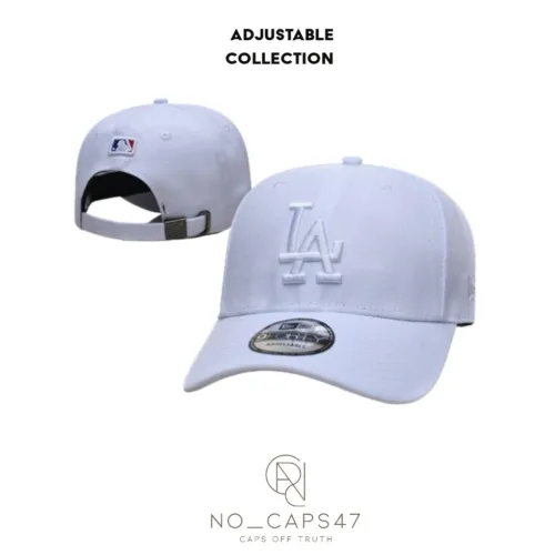 Los Angeles Dodgers Adjustable White Cap