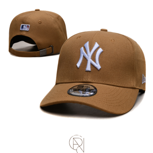 NY adjustable mustard yellow cap