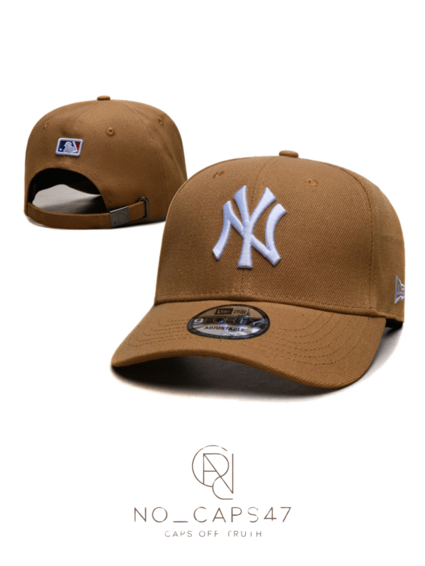 NY adjustable mustard yellow cap