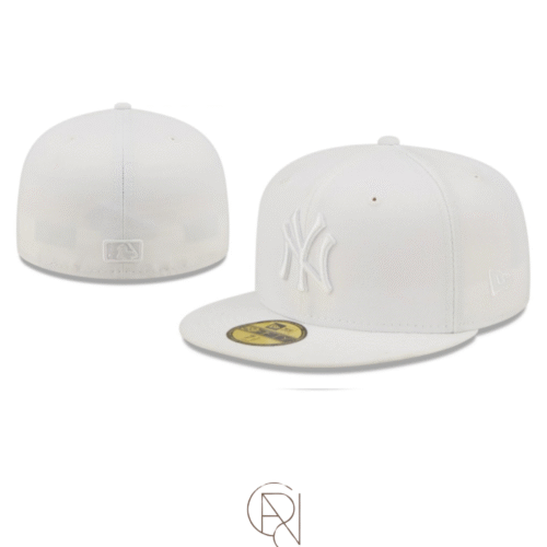 New York Yankees white cap