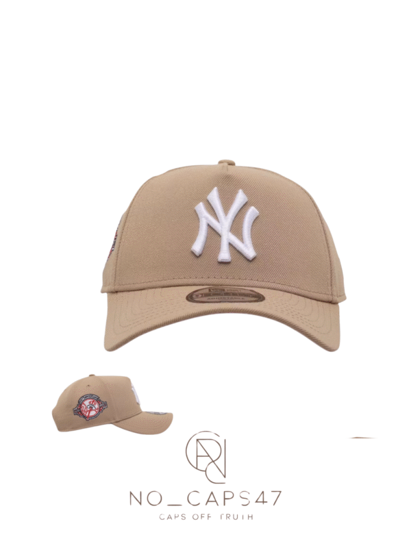 NY adjustable 9forty MLB cream cap