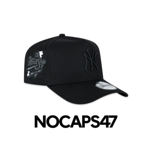 New York Yankees Adjustable Full Black Cap