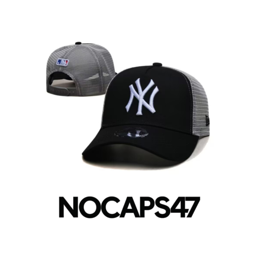 New York Yankees Trucker Gray & Black Cap