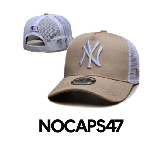 New York Yankees Trucker White & Cream Cap