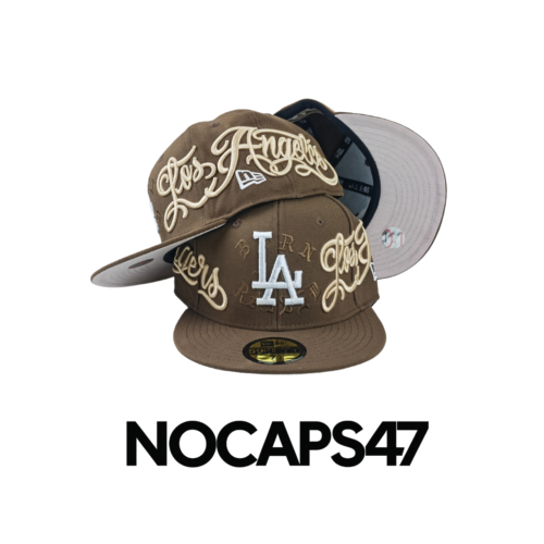 Los Angeles Dodgers Born x Raised Brown new era hat
