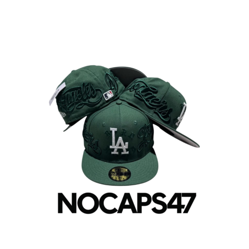 Los Angeles Dodgers Born x Raised green new era hat