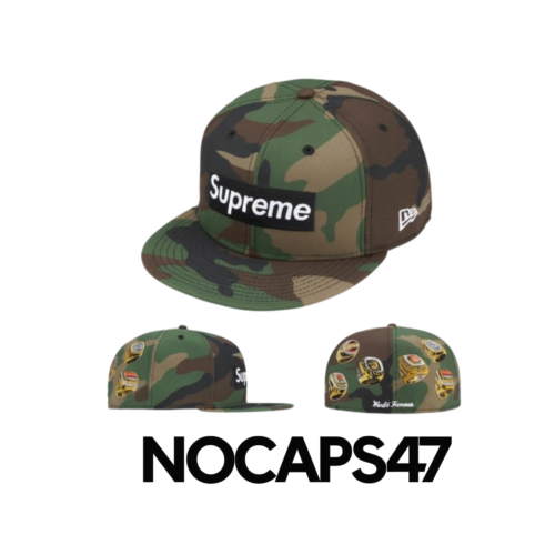 Supreme MLB military camo cap