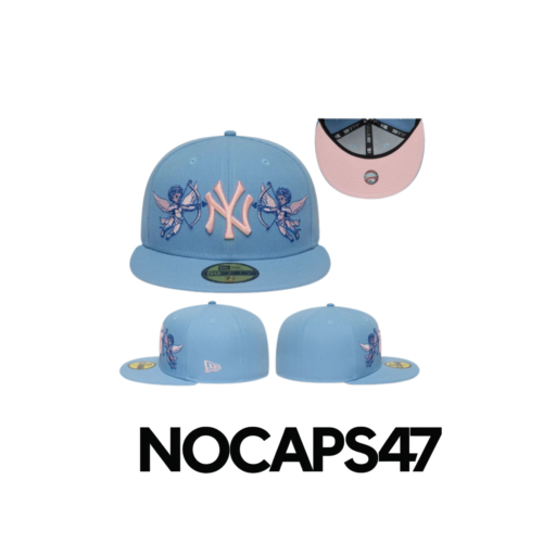New York Yankees New Era Angels light blue